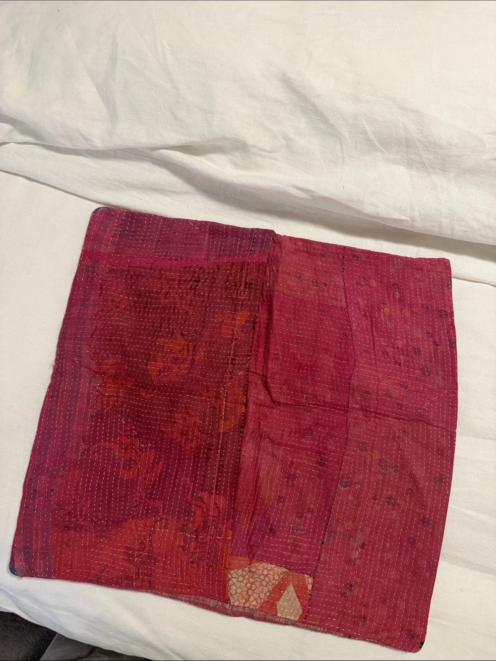 West Elm Pink Boho Decorative Pillow Cover